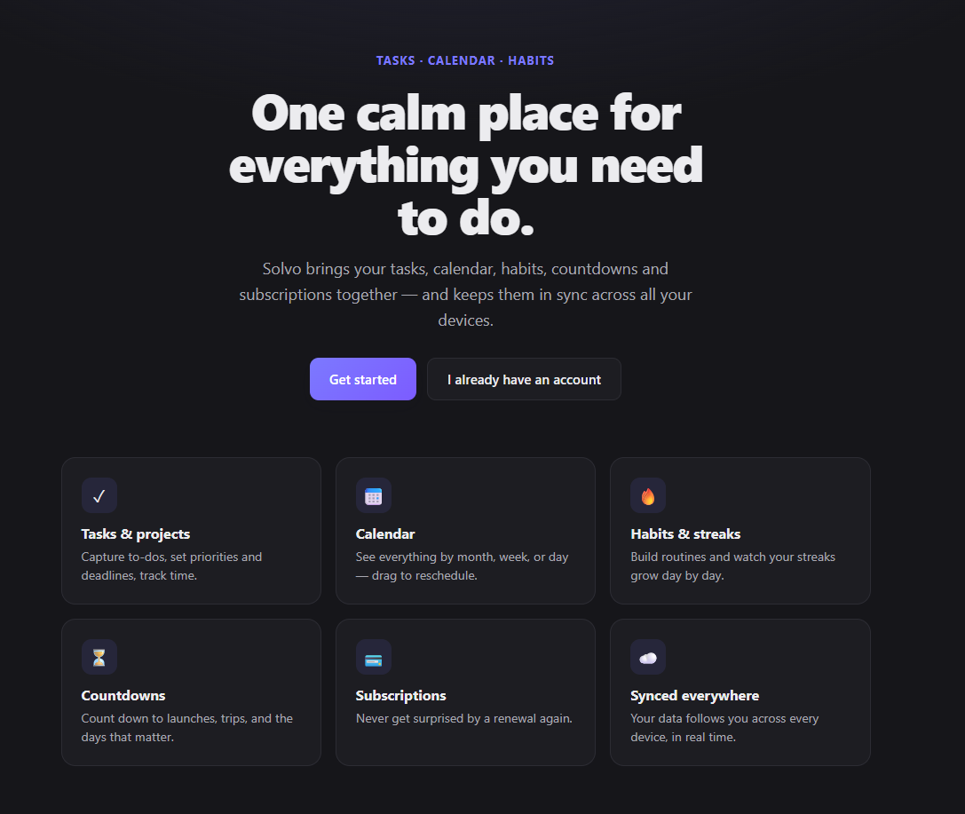 SolvoApp preview